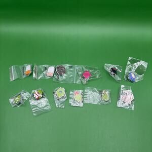 ASSORTED GOOGLE ANDROID PIN COLLECTION Pack - Set of 12 RARE